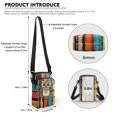 thumbnail image 6 of HELLHERO Owl Pattern Women Shoulder Purse Polyester 2 Zippers Adjustable Shoulder Strap Crossbody Bag for Outdoor Daily Use, 6 of 7