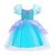 thumbnail image 1 of Vestido de sirena para niña pequeña, disfraz de princesa para playa, Carnaval, fiesta temática escolar, ropa de juego de rol Fivean unisex, 1 of 2