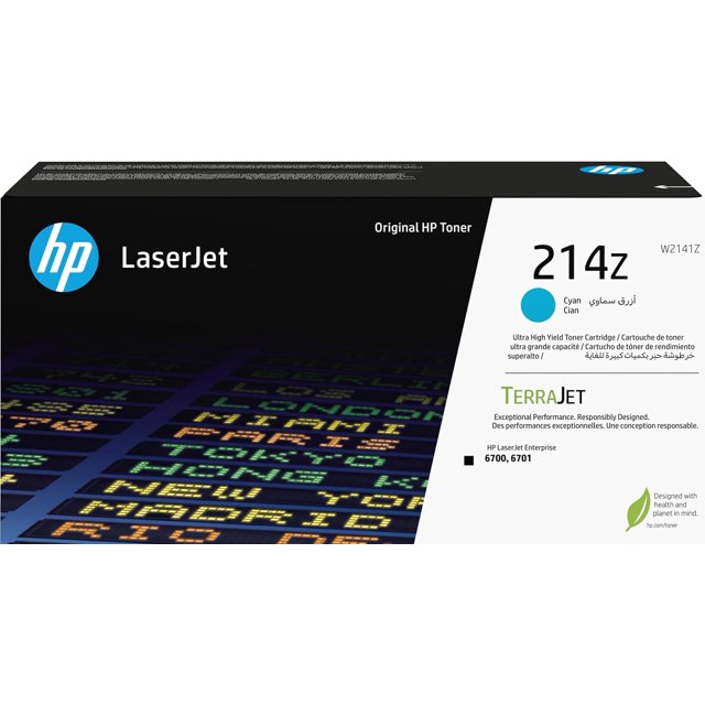 HP 214Z - High Yield - cyan - original - LaserJet - toner cartridge (W2141Z)