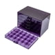 thumbnail image 2 of Organizador de joyas con 5 cajones y compartimentos para guardar artículos de manicura. Morado oscuro, 2 of 9