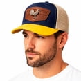 thumbnail image 5 of KNITE Gorra Farmer Rooster Silver Trucker Hombre Ajustable Estilo Rancho Gallo, 5 of 5