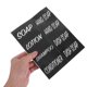 thumbnail image 5 of UPGRATOR Etiquetas Reutilizables Negras Para De Con Película Impermeable Y Fuente Visible, 5 of 6