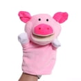 thumbnail image 1 of Marionetas de mano de cerdito rosa, juguetes de animales de peluche, juego de imaginación imaginativo con calcetines, narración de cuentos WD.WDQZL Hogar, 1 of 8