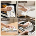 thumbnail image 5 of 6 Pcs Funny Kitchen Towels,Pioneer Flower Floral Print Pattern Microfiber Dish Towels,Kitchen Tea Towels,Kitchen Towel Set (18" X 26"), 5 of 7