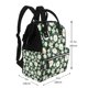 thumbnail image 2 of Disketp White Daisies and Bee Mochila de Pañales de Gran Capacidad con Múltiples Bolsillos, Mochila de Viaje Multifuncional para Bebé, Unisex, Moderna y Resistente, 2 of 6