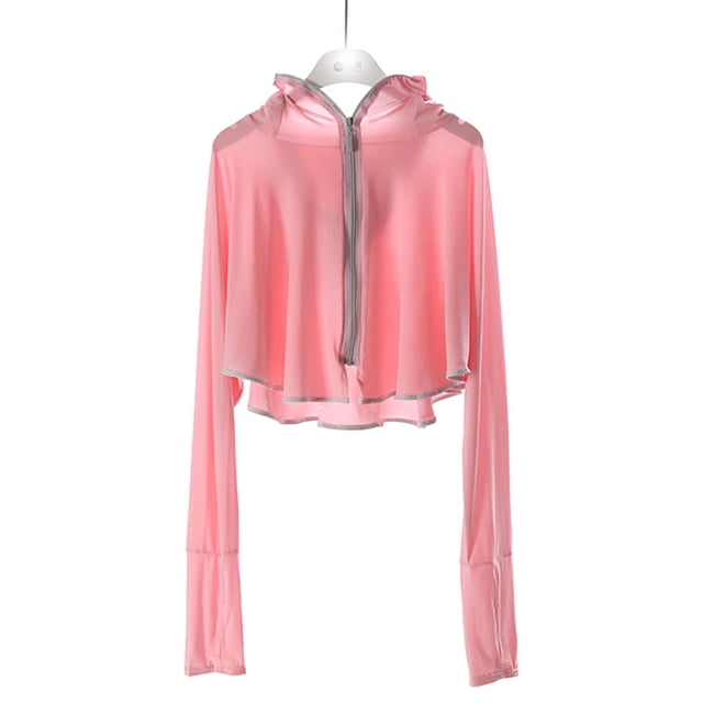 Camisa para el sol perfecl manga larga rosa protector solar