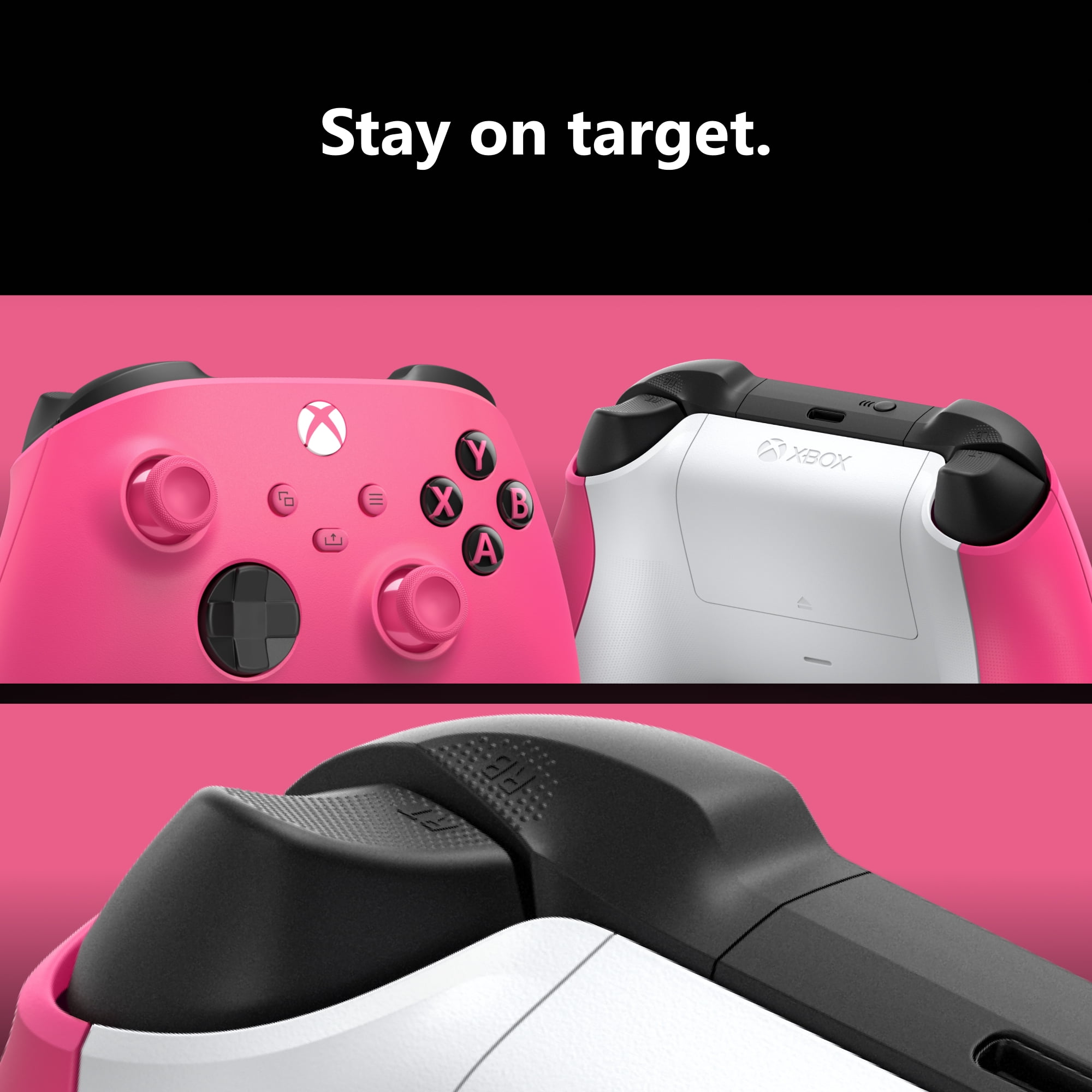 XBOX Wireless Controller – Deep Pink – for XBOX Series X|S, XBOX One, PCs, TVs, mobile, and more