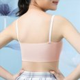 thumbnail image 5 of TOWED22 Girls Training Bra Teen Bras Everyday Big Kids Padded Bra 8-10 10-12 12-14 14-16(Pink,10-12 Y), 5 of 6