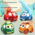 thumbnail image 5 of Educación Temprana, Juguete para Bebés de 1 Año, Coches Push and Go, Juguetes para Niños y Niñas de 1, 2, 3, 4, 5, 6 Años, Juego de Vehículos de Juguete con Fricción (4 Piezas de Juguete Pre, 5 of 5