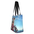 thumbnail image 2 of Kll Tote Bag For Women Elephant Sits On A Stack Of Luggages Ocean Print Shopping Grocery Reusable Bags For Office School Shopping Travel, 2 of 7