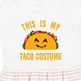 thumbnail image 4 of Inktastic Taco Costume Girls Toddler Dress, 4 of 5