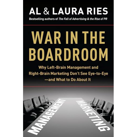 Pre-Owned War in the Boardroom: Why Left-Brain Management and Right-Brain Marketing Don't See Eye-to-Eye--and What to Do About It (Hardcover) 0061669199 9780061669194