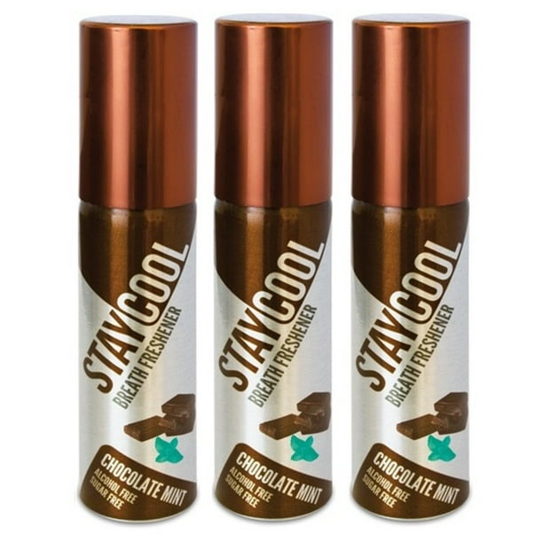 StayCool Breath Freshener Spray Alcohol Free Blister 20ml Chocolate