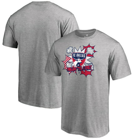 Men's Fanatics Branded Heathered Gray FC Dallas Pop T-Shirt