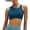 A-Navy794, variant on XIAONU Womens Side Floral Print Swimsuit Sleeveless Crew Bikini Top Smooth Tropical Pool Swimsuits