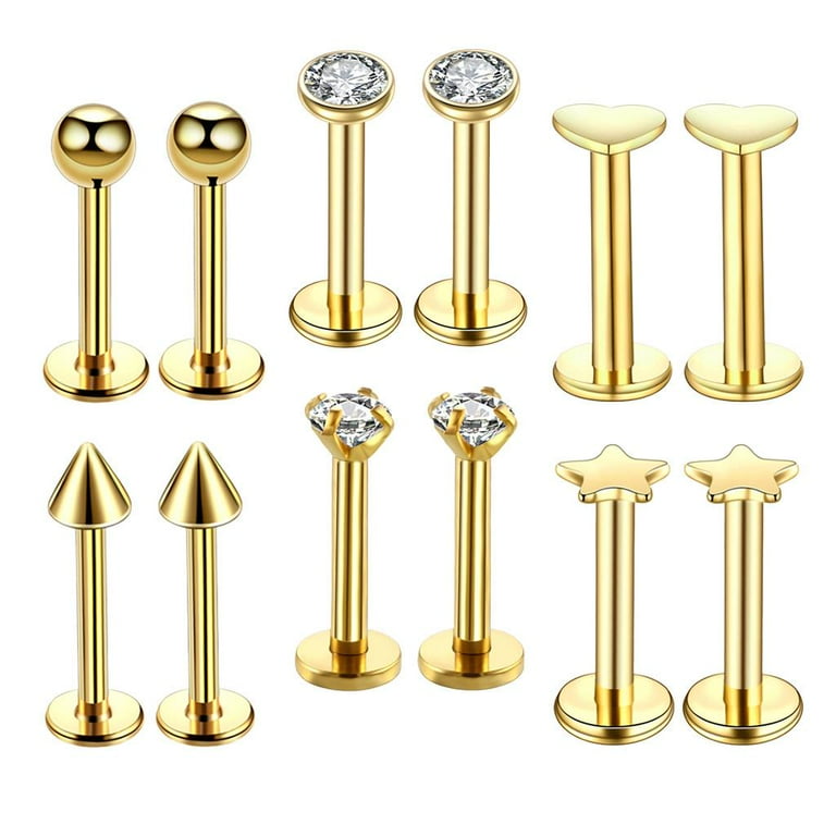 Walmart labret deals studs
