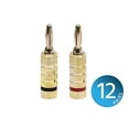 thumbnail image 4 of Altavoz Banana Plugs Monoprice 121821 chapado en oro de 24 quilates (12 pares), 4 of 4