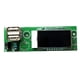 thumbnail image 1 of Voltímetro de Batería de Litio Ácido Probador de Capacidad de Batería Módulo de Prueba de Voltaje Digital LCD Indicador de de Batería USB, 1 of 5