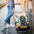 thumbnail image 3 of Welcome Spring Fairy Newfoundland in Flower Meadow Travel Luggage Cover Newfie Dog Lover Gifts Suitcase Dust Protective Decor - 13002, 3 of 5
