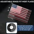 thumbnail image 5 of FIASON 10 FT Black Stainless Steel Flag Pole, Tangle-Free Heavy Duty In-Ground Kit with Solar Light & 5-Prong Base for Yard Garden Commercial Outdoor Use, No Flag Included, 5 of 8
