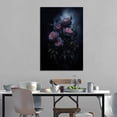 thumbnail image 3 of Black Rose Gothic Halloween Art Poster Canvas Painting Decor Wall Print Photo Gifts Home Modern Decorative Posters 24x36inch(60x90cm), 3 of 6