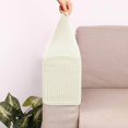 thumbnail image 4 of 2pieces Protector Arm Covers 2x Covers Fit For Recliner Covers Couch Cover Sofa Fits For Armchair Cover Arm Rest Covers black white, 4 of 9