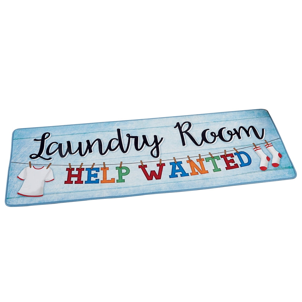 Collections Etc Help Wanted Laundry Room Runner Skid Resistant