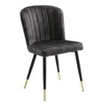 thumbnail image 4 of Velvet Upholstery - Clean Lines Design - Dining Room / Elegant Chairs for Casual Dining, 4 of 6
