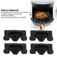 thumbnail image 4 of Fryer Silicone Bumper, Easy Install 8PCS Fryer Silicone Protective Feet Heat Resistant  for Grill Pan, 4 of 7
