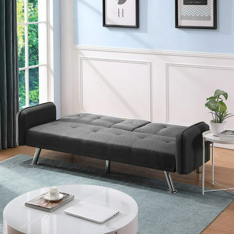 Futon Sofa Bed With Cup Holder Line