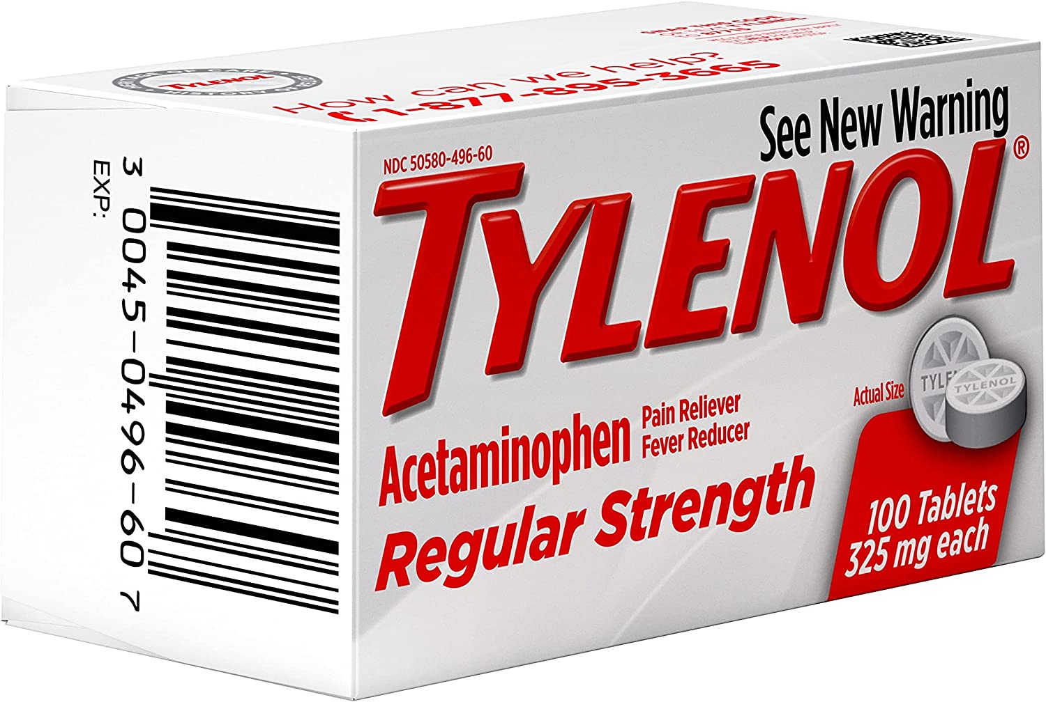 Tylenol Regular Strength Tablets with 325 mg Acetaminophen, 100 Ct - image 4 of 14