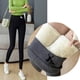 thumbnail image 4 of Gibobby Leggings para mujer Leggings de lana de gruesos de terciopelo para mujer, pantalones cálidos de cintura alta estampados para otoño e invierno(Negro,G), 4 of 5