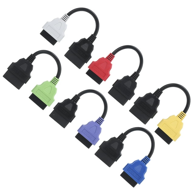Conector OBD2, Cable De Diagnóstico Portátil De Fácil Identificación Para Reemplazo De Automóvil Para FIAT ANGGREK Diagnostic Cable