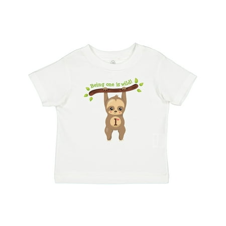 

Inktastic Cute Sloth 1st Birthday Gift Baby Boy or Baby Girl T-Shirt