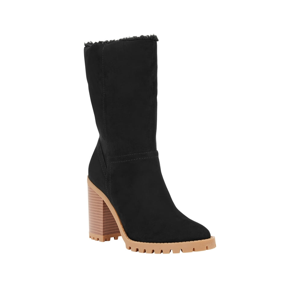 Scoop Scoop Stacey Shearling Fold Over Boots Women's