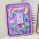 thumbnail image 5 of Bolsas Transparentes para Tableta Con Dibujos Animados Lindos 3 Piezas IPad Pro 11() Púrpura, 5 of 9