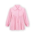 thumbnail image 3 of Camisas de noche Collections Etc. Forro polar suave con botones, rosa, 3 of 5