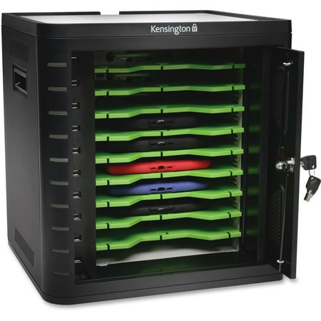 Kensington Universal Charge/Sync Tablet Cabinet, Black