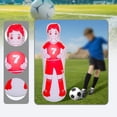 thumbnail image 1 of Colaxi Inflatable Soccer Dummy Air Mannequin Dribbling Passing Drills Multipurpose Inflatable Punching Bag Kick Wall Goalkeeper Red, 1 of 8