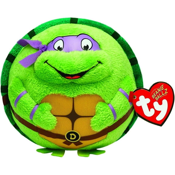 Ty Beanie Ballz Donatello Purple Mask