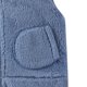 thumbnail image 4 of Chaqueta de invierno para niños, de color sólido, sin mangas, con capucha y cremallera, forro polar, cálida, de poliéster., 4 of 4