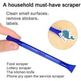 thumbnail image 2 of 6Pcs Plastic Scraper Cleaning Tool Carbon Fiber Lottery Ticket Scratcher Tool for Tight Spaces, Kitchen, Crevices, Food, 2 of 5