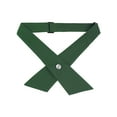 thumbnail image 1 of INSPIRE CHIC Nœud Papillon Unisexe d'Uniforme Scolaire Uni à Boutons Réglables à Croisillons Vert Armée Taille Unique, 1 of 6