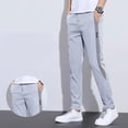 thumbnail image 4 of Futezty Men Big and Tall Trouser Summer Fall Long Pants Breathable Comfy Elastic Pockets Trouser, 4 of 4