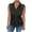 a01Black, variant on Women's Pearl Beaded Satin Tank Tops Casual Dressy Sleeveless Collared Button Down T-Shirt Going Out Outfits Blue XXL