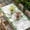 Ivory, variant on Spring Eucalyptus Leaves Table Cloths for 4 Foot Rectangle Tables, Farmhouse Botanical Brown Wood Patio Waterproof Elastic Fitted Tablecloths, Washable Rectangular Table Cover for Camping