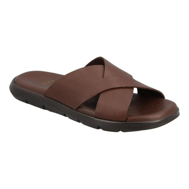 Sandalias Hombre Flexi Piel Cómodas Ligeras Flexibles cafe 26 Flexi 400020