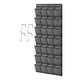thumbnail image 2 of Organizador colgante de puerta suave para la entrada, dormitorio, hombres Borde negro, 2 of 9