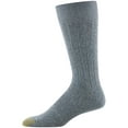 thumbnail image 2 of GOLDTOE Edition Mens Embroidered Classic Rib Crew Socks, 3-Pack, 2 of 5