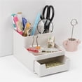 thumbnail image 4 of Office Desktop Organizer A4 Paper Drawer Storage Box Multi-functional Stackable File Cabinet A4 Drawer, 4 of 8